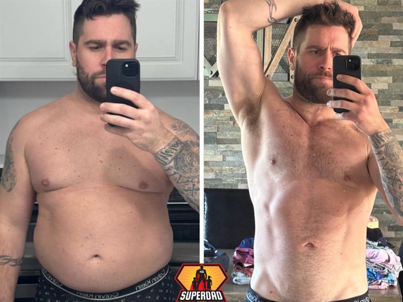 François — transformation, perte de 60 lbs