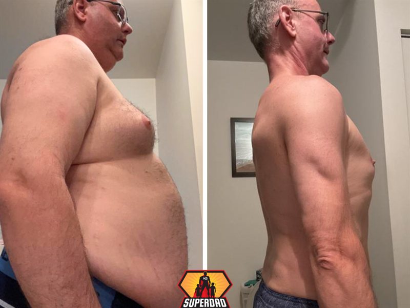 Michel — transformation, perte de 75 lbs