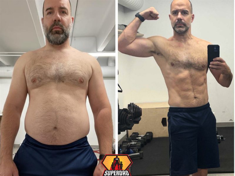 Nader — transformation, perte de 52 lbs