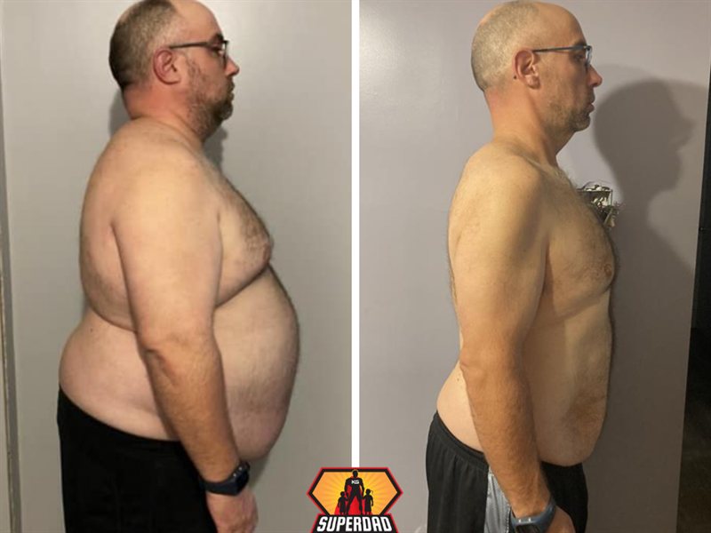 Patrick — transformation, perte de 40 lbs